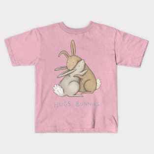 Hugs Bunnies Kids T-Shirt